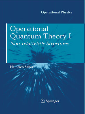 cover image of Operational Quantum Theory I